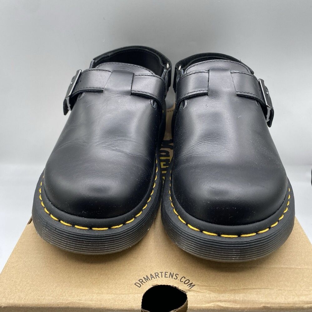 Dr Marten Jorge II Sandals Men 42 US 9 Black Slingback Buckle Casual NWB - Picture 2 of 11